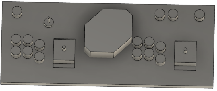 Control panel bottom